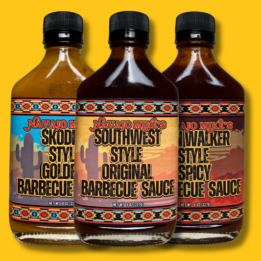 BBQ Sauce 3 Pack "Original" "Skinwalker" "Skoden" Style Southwest BBQ Sauce